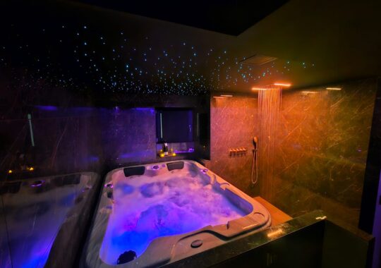 Douche sensorielle & lumière tamisée